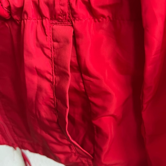 NWOT Armani Exchange Women's Red Utility Parka Jacket Size M Style 8NYK20 - Picture 5 of 14